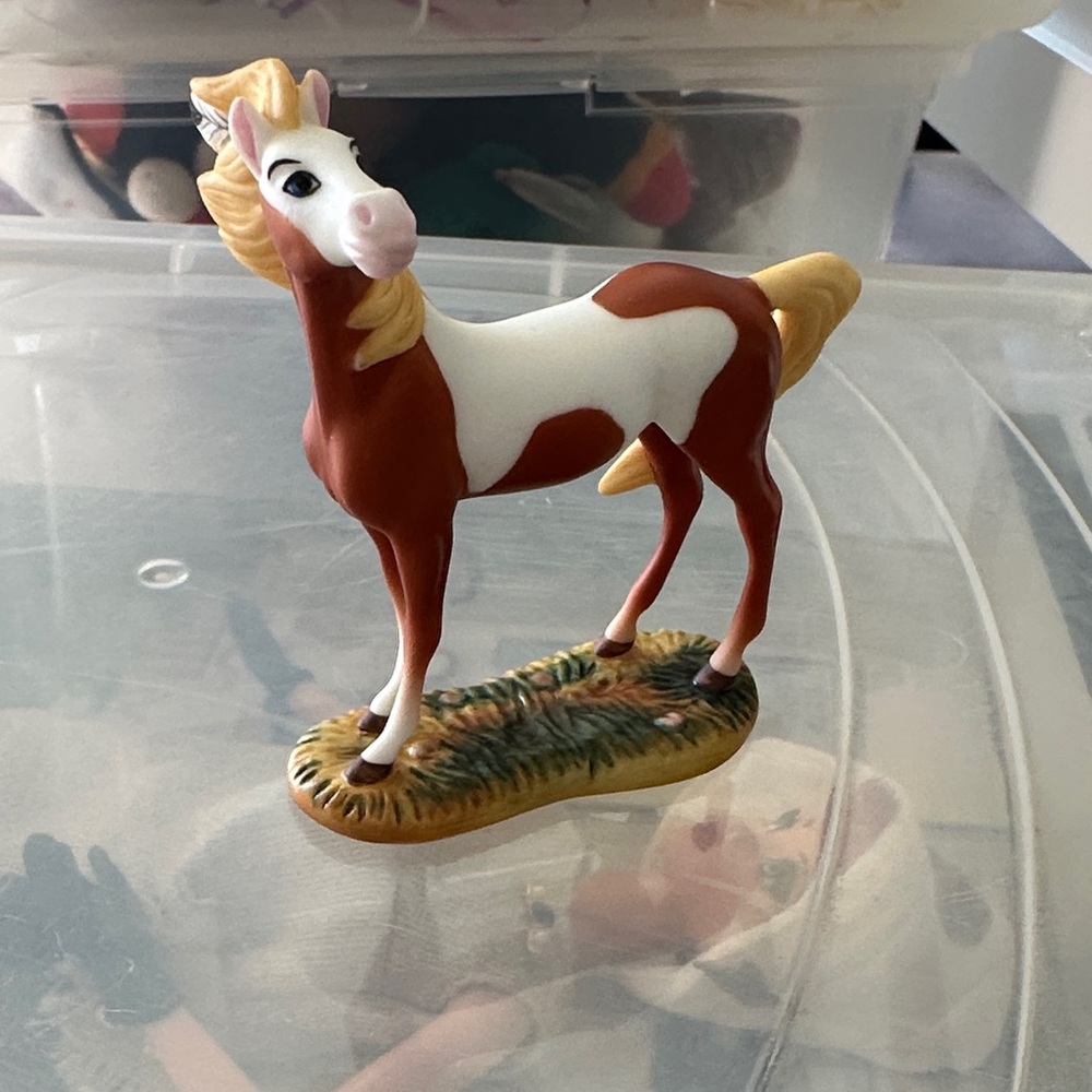 Spirit stallion of the cimmaron Painted Horse Figurine - Rain